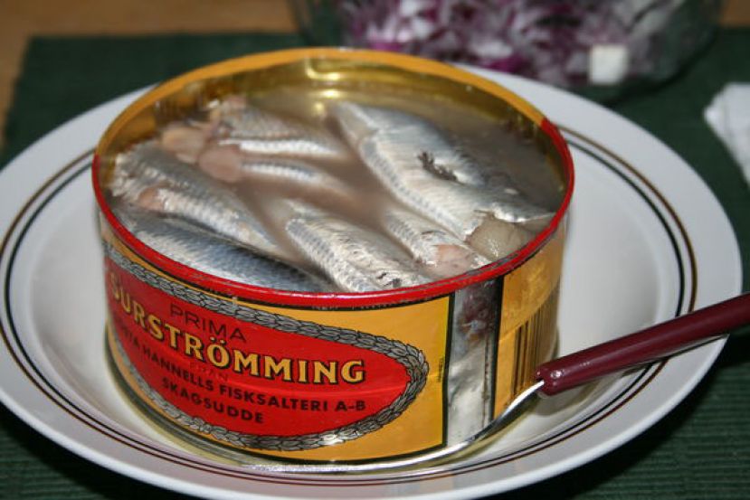 瑞典的盐渍鲱鱼是全球最臭的食物。