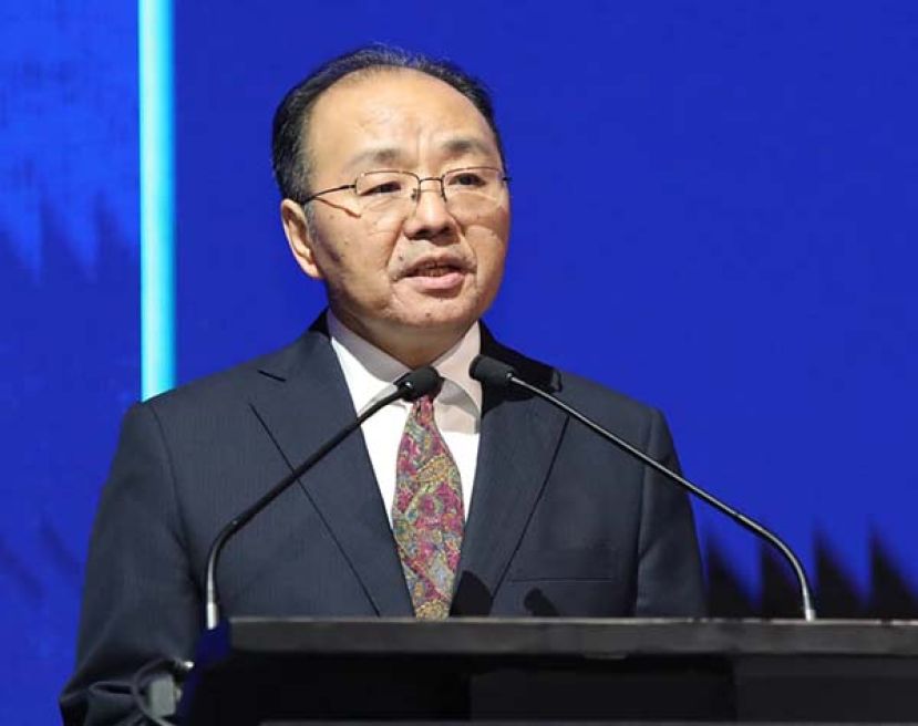 ●中国驻马大使欧阳玉靖。