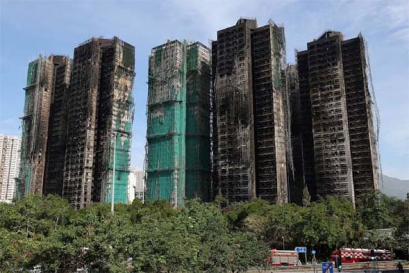 香港宏福苑大火后 官员：原址重建预料需9至10年。