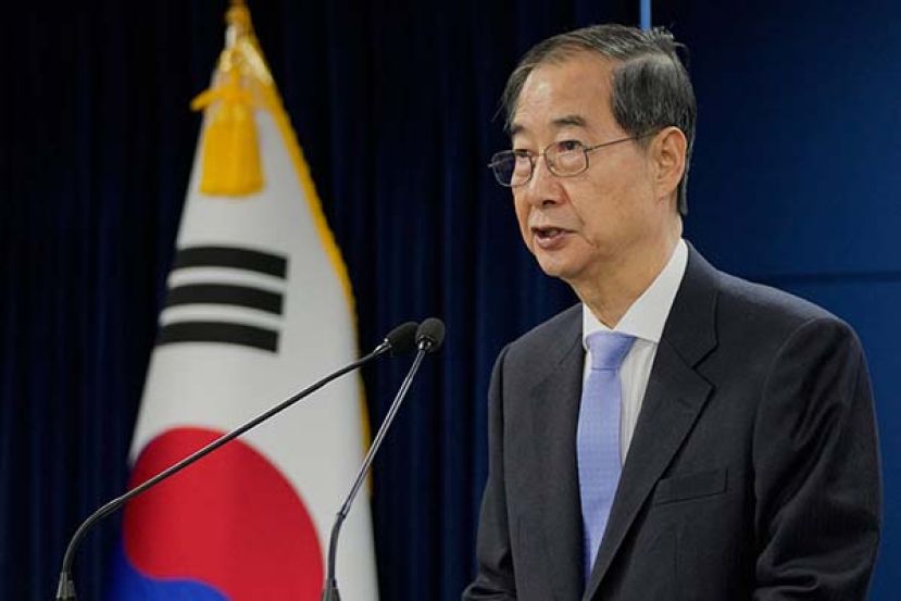 ●韩国代理总统韩德洙。