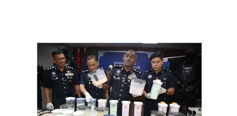 警方突击起获近700万令吉的各类毒品