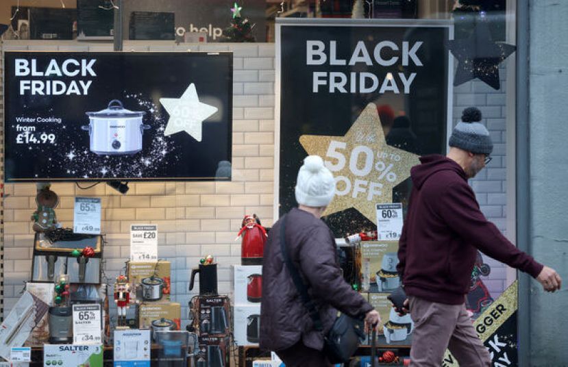 美国黑色星期五折扣季。