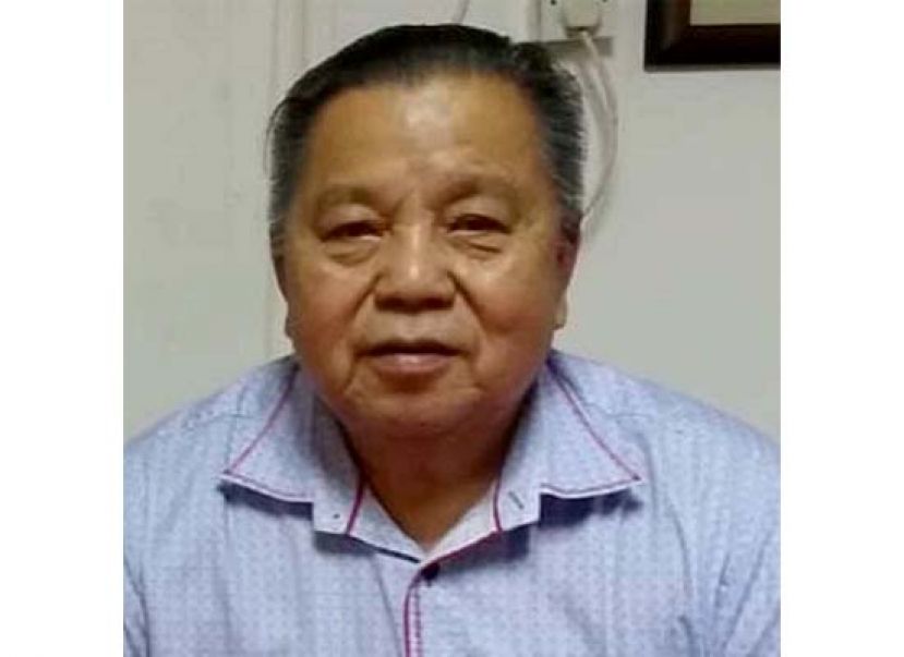 古晋渔业公会主席甲必丹林寿祺 。