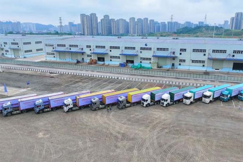 中国至越南河内，国际道路运输线路开通。