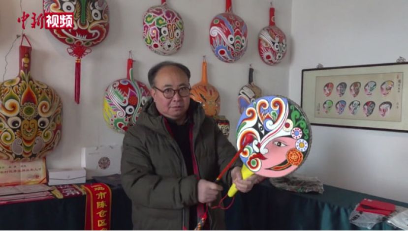 张星希望让东方神韵的脸谱文化&ldquo;走出去&rdquo;。