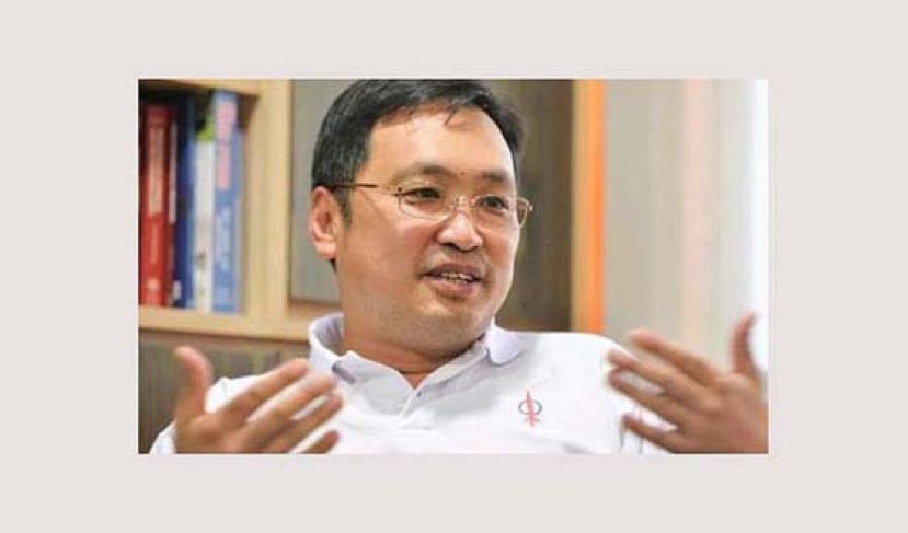 砂民主行动党主席张健仁。