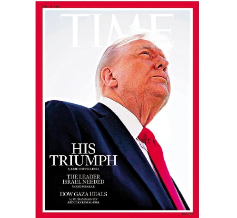 特朗普再度登上《时代》封面。