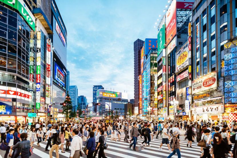 日本东京都新宿。