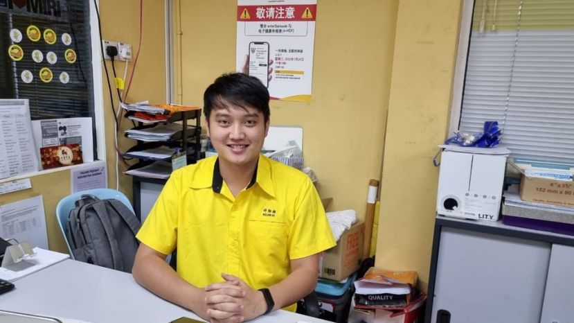 砂拉越人民联合党青年团宣教秘书兼埔奕支部团长许勋扬。