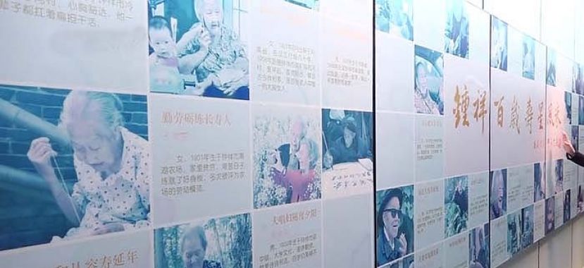 ●钟祥百岁寿星风采。