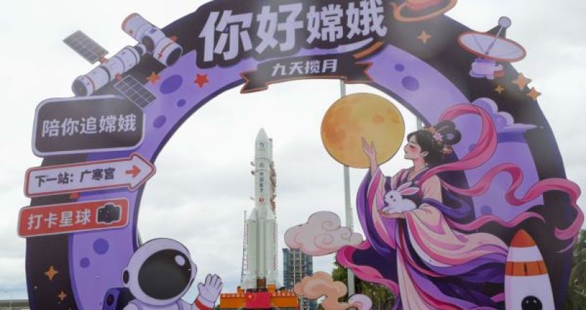 法新社：中国下周发射嫦娥七号 奔赴月球南极搜寻冰冻水资源。
