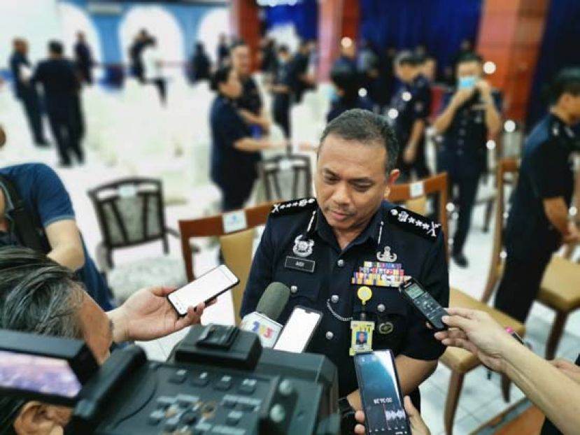 砂警察总监拿督艾迪。