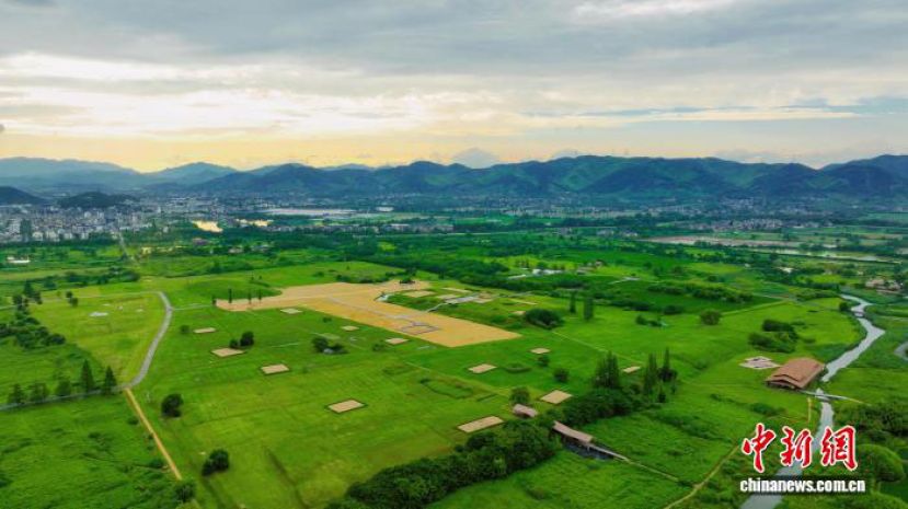 杭州良渚古城遗址公园。