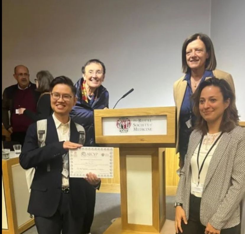 大马法医陈然致 获欧洲心血管病理学研讨会 最佳案例演说奖