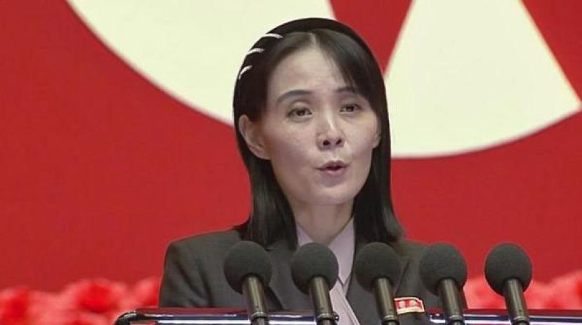 朝鲜领导人金正恩的胞妹金与正。