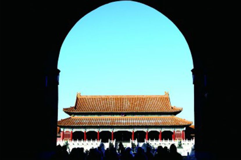 北京故宫。