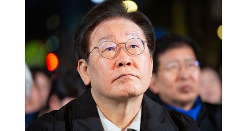 韩国共同民主党党代表李在明。