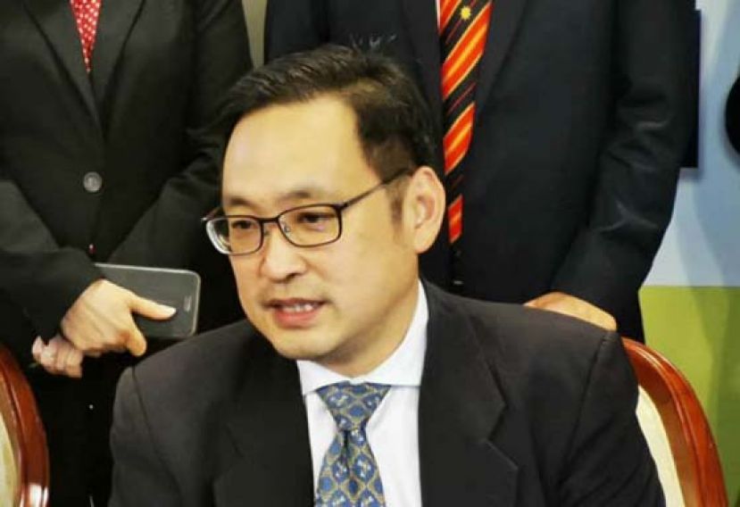 砂行动党主席张健仁。