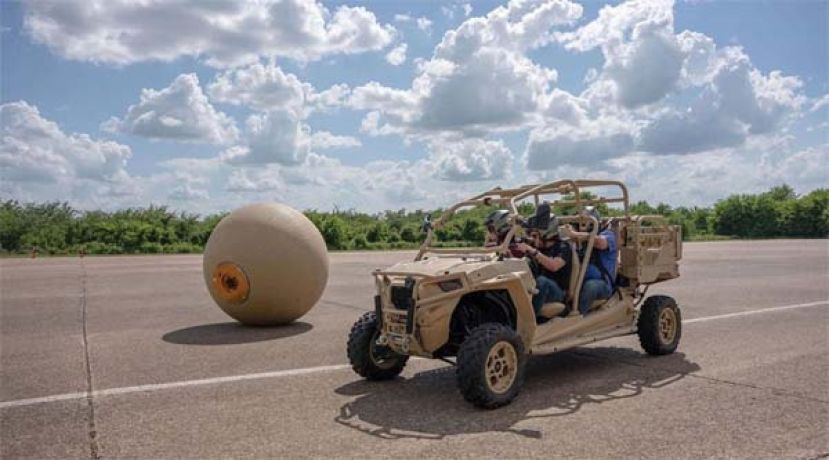 美国一大学研发球形机械人，冀有助探索月球。