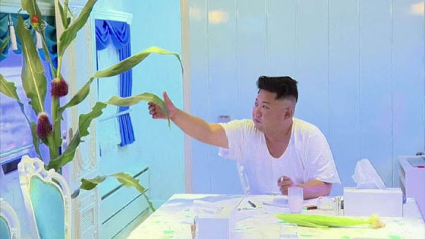 朝鲜官媒透过纪录片公开金正恩绿皮专用列车的内部陈设。