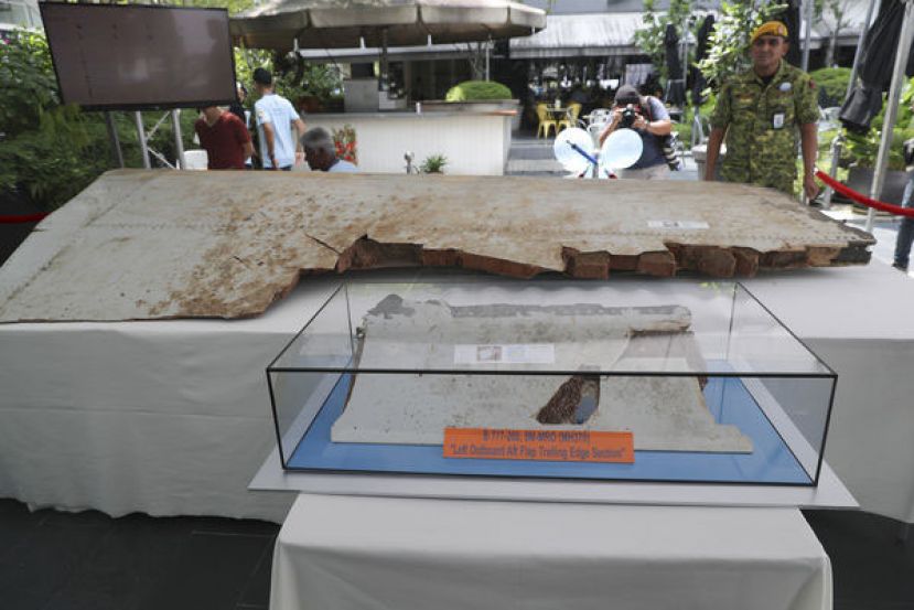 2019年3月3日，马来西亚吉隆坡举行的MH370纪念活动中展示了马航MH370失踪航班的部分残骸。