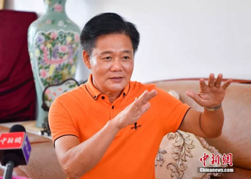 66岁的海军老战士林亚和讲述南沙峥嵘往事。