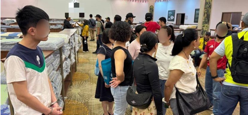 大马移民局执法组于雪州同步展开2场取缔行动  扣押30名涉嫌滥用签证外籍人士