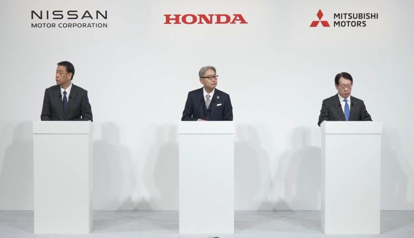 ●日本车厂Honda、Nissan与Mitsubishi共同召开记者会，宣布将展开经营统合。