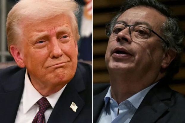 特朗普批哥伦比亚总统毒枭头子。