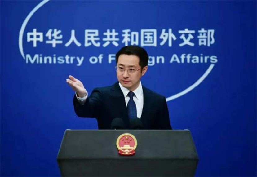 中国外交部发言人林剑。