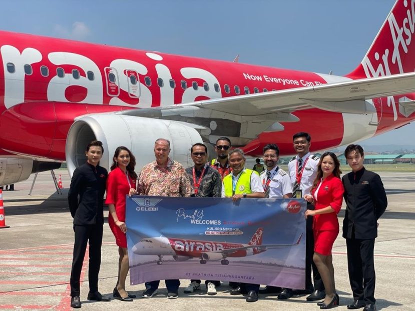 亚航庆祝吉隆坡-三宝垄首航 重申其作为印尼最大国外低成本航空公司的地位