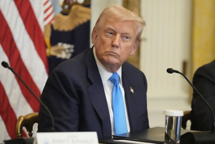 美国总统特朗普30日出席白宫东厅一场活动。