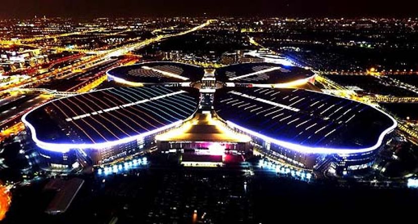 图示：中国上海国家会展中心。