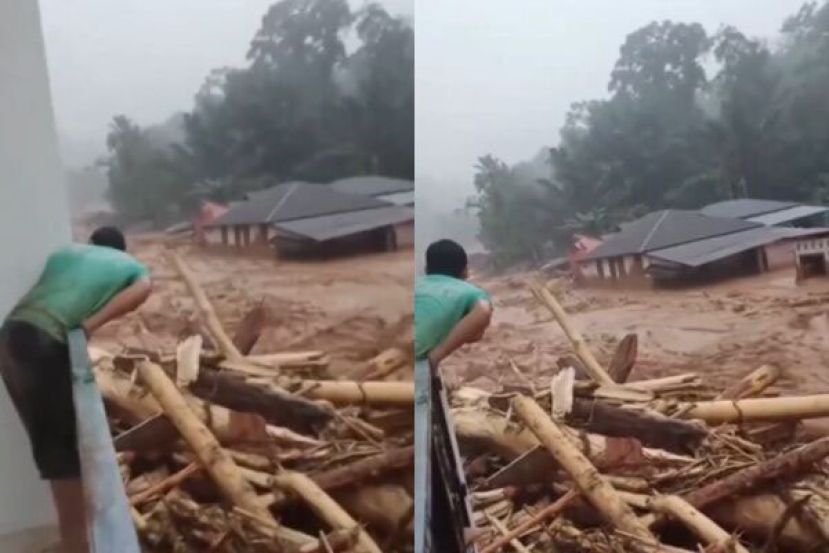印尼北苏门答腊省遭暴雨肆虐，至今仍有灾区沦为孤岛。