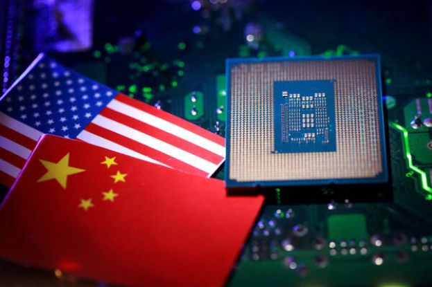美中晶片战。