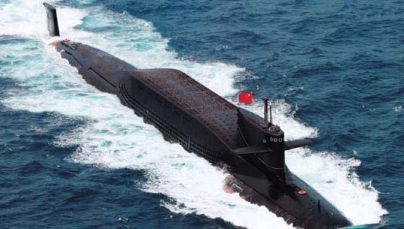 中国094型核潜艇。