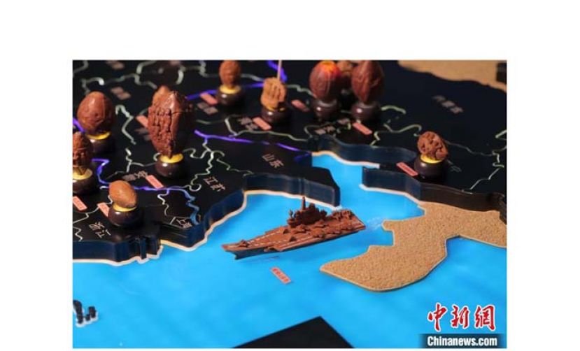 &ldquo;建党百年永清大型核雕创作献礼&rdquo;核雕作品局部。