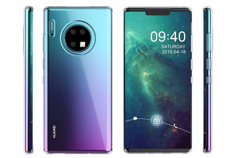 华为Mate30系列造型曝光   正方形浴霸三摄镜头变圆形四摄