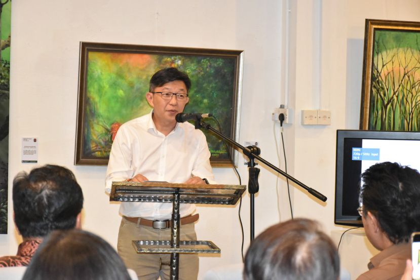 砂拉越美术协会主席杨礎源。