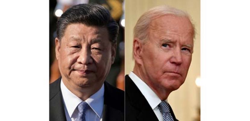 路透引述知情人士报导，美国总统拜登与中国国家主席习近平的视讯会谈最快将于下周举行。