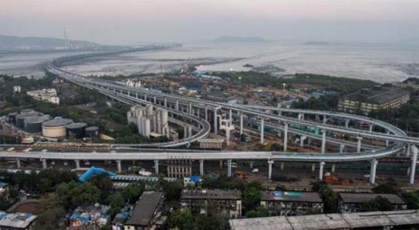 印度孟买跨海大桥启用，用钢量17座巴黎铁塔。