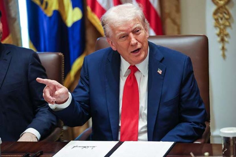 ●美国总统特朗普。