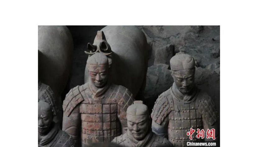 秦始皇兵马俑。