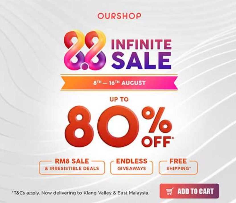 OURSHOP 8.8 Infinite Sale 发觉无限可能