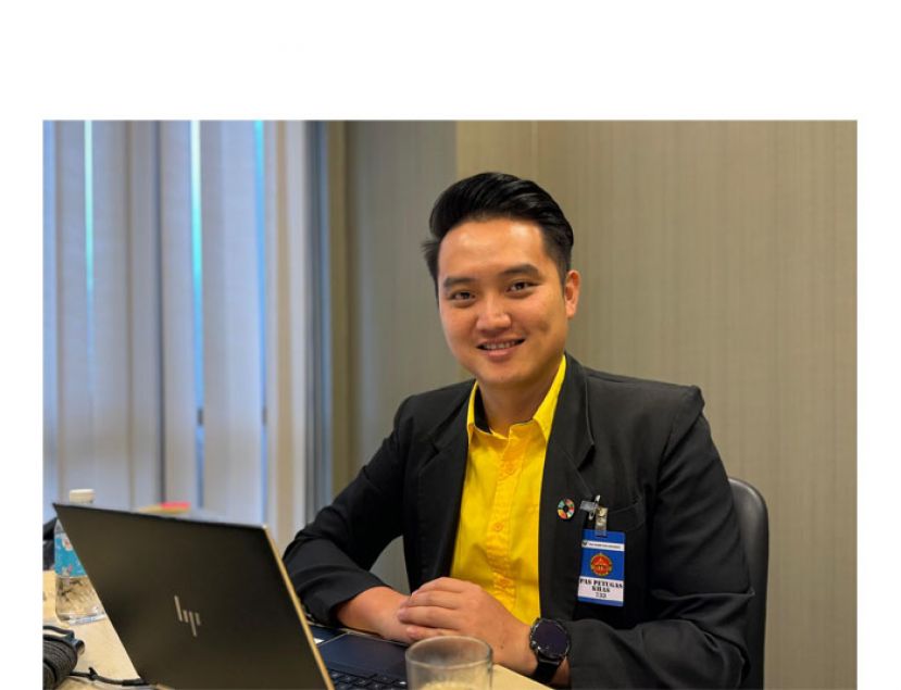 砂拉越人民联合党青年总团宣教秘书许勋扬.