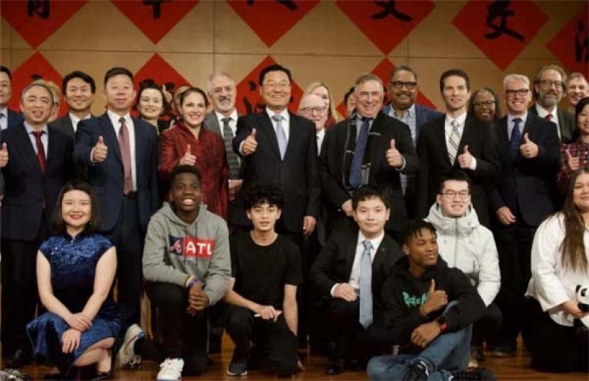 中国大使谢锋吁美国青年，建立客观理性&ldquo;中国观&rdquo;。