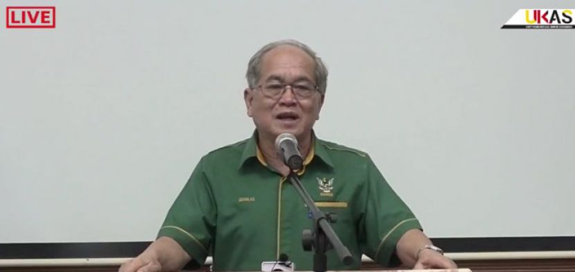 副首席部长拿督阿玛道格拉斯线上直播新闻发布会。