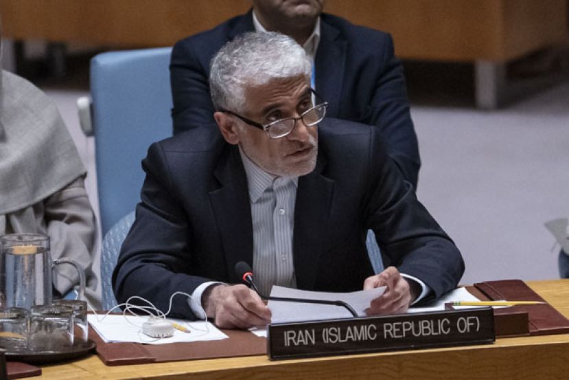 伊朗驻联合国大使伊拉瓦尼。