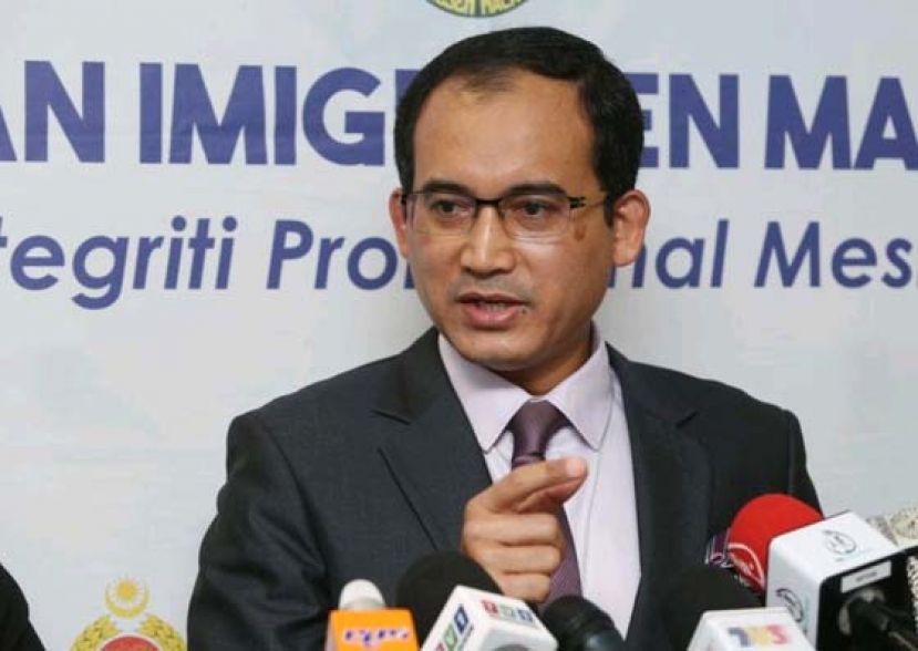 大马移民局总监拿督凯鲁。