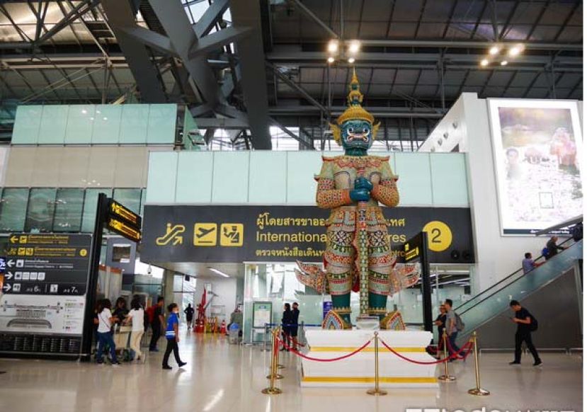 ●泰国曼谷苏万那普国际机场。